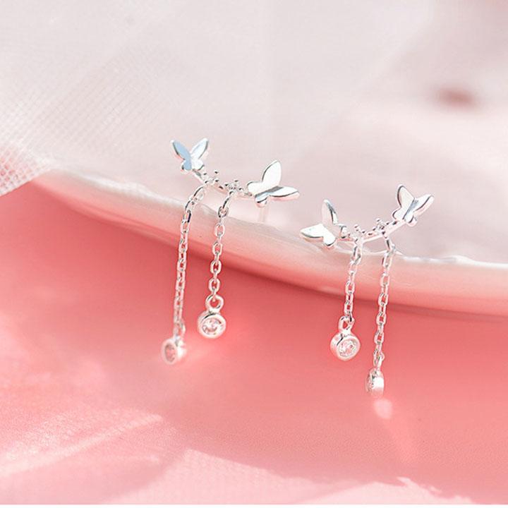 Bông Tai Bạc Nữ Xinh Xắn - Bảo Tín