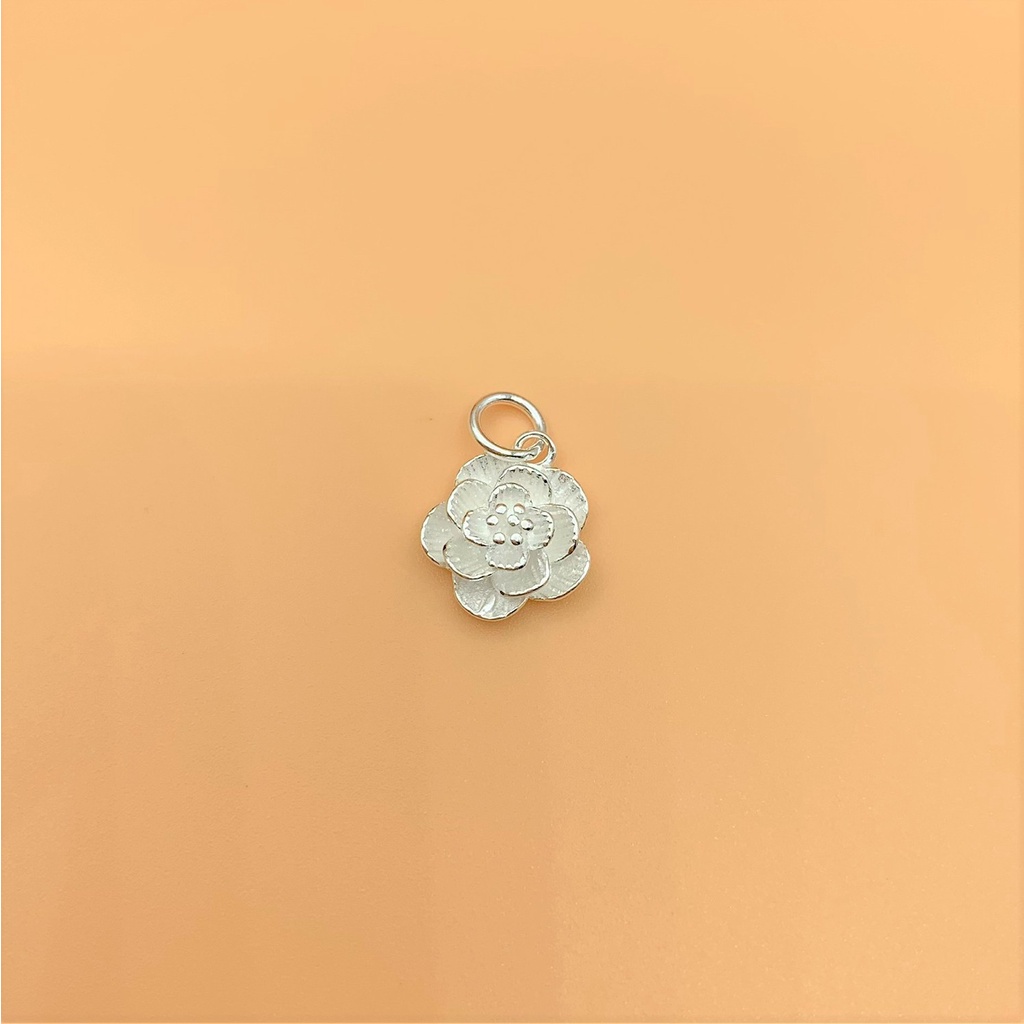 Charm treo hình hoa đào - Charm Bạc 925 - Mã CB655