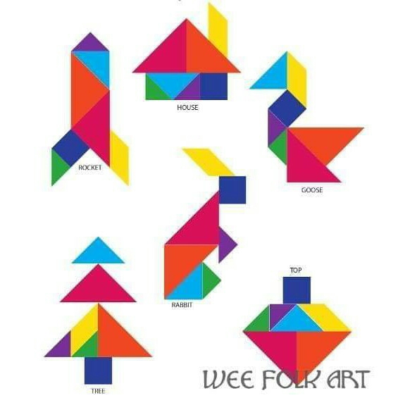 Ghép hình COLORFUL TANGRAM