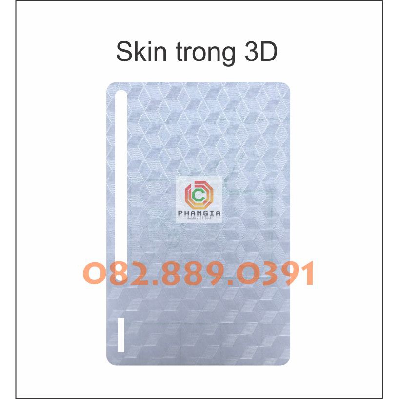 Miếng dán mặt lưng skin carbon Samsung Galaxy Tab S7+ (SM T970 T976B) / S7 (SM T870 T875 T876B)