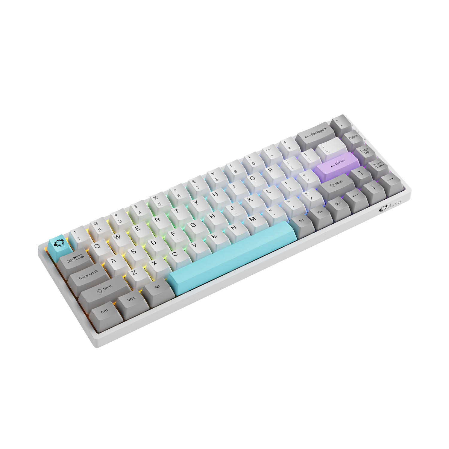 AKKO 3068B Multi-modes Silent (Bluetooth 5.0 / Wireless 2.4Ghz / Hotswap / Foamed / AKKO CS Jelly sw)  - Mechanical Keyboard