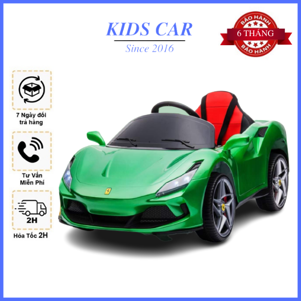Xe ô tô Điện Trẻ Em Ferrari Kidscar 911, có điều khiển từ xa và tự lái