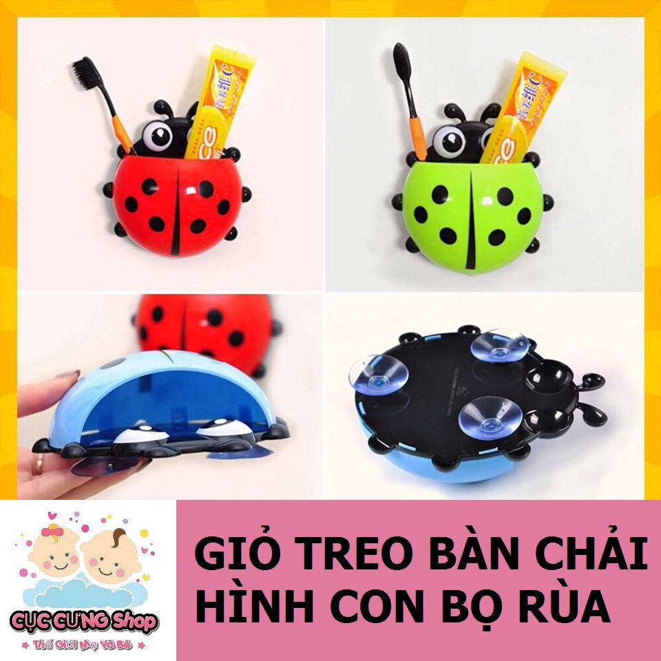 Dụng cụ để bàn chải đánh răng hình con bọ