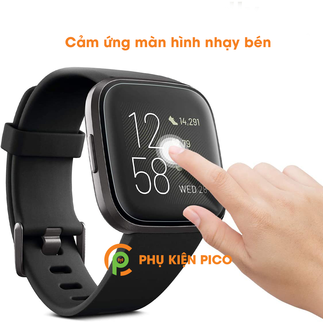 Dán màn hình đồng hồ Fitbit Versa 2 PPF cao cấp dẻo trong suốt