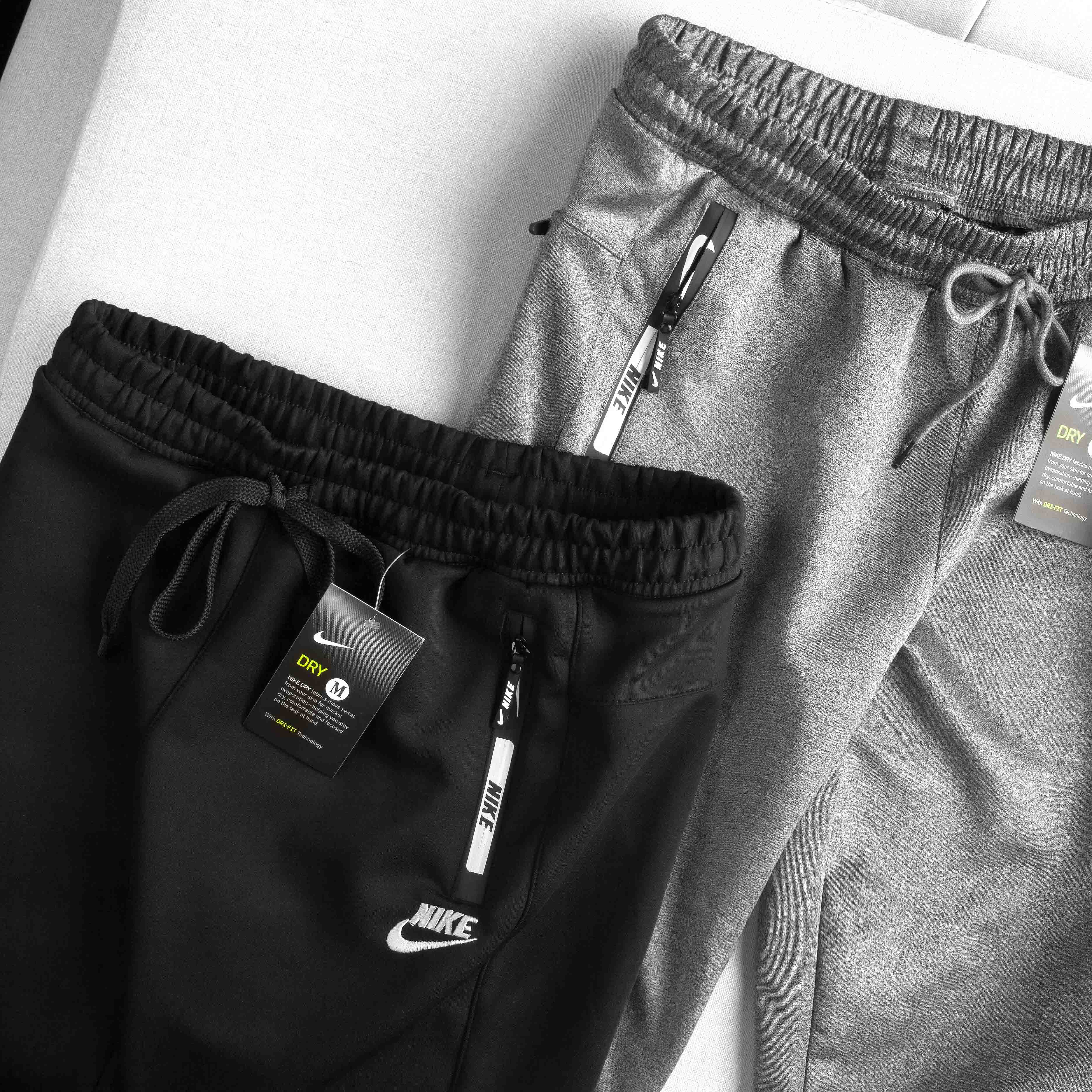 Quần jogger thể thao nam ống bo chất thun poly cao cấp