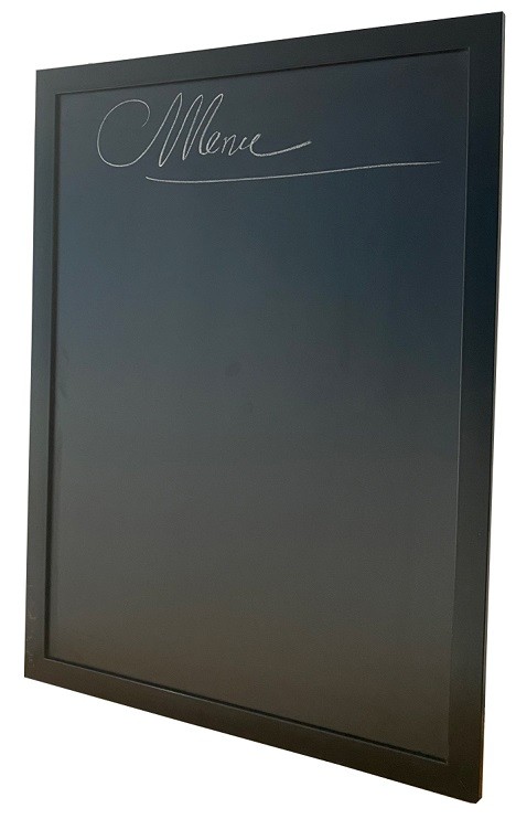 Bảng Đen Menu Viết Phấn Khung Gỗ Đen Treo Tường 40x60cm