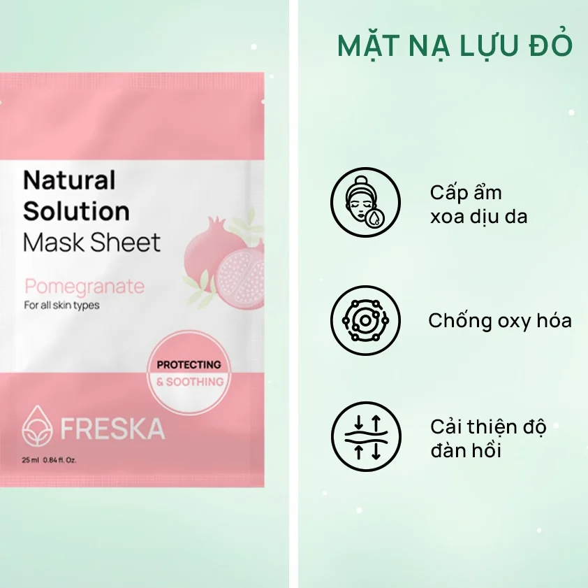 Freska Mặt nạ giấy Natural Solution Mask Sheet 25ml | Lazada.vn