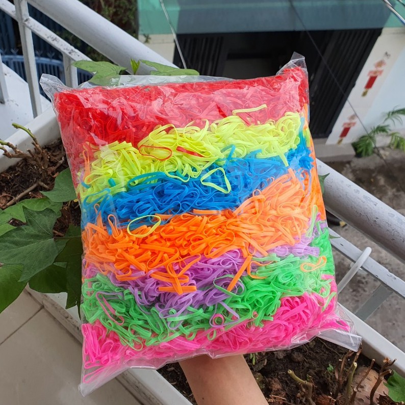 [HCM]1 KG THUN DẺO KỲ KỲ THÁI LOẠI BỊCH 5 MÀU
