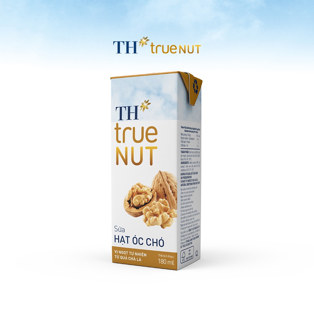 (HSD T12-2024) Thùng 48 Hộp Sữa Hạt Óc Chó TH True Nut 180ml.