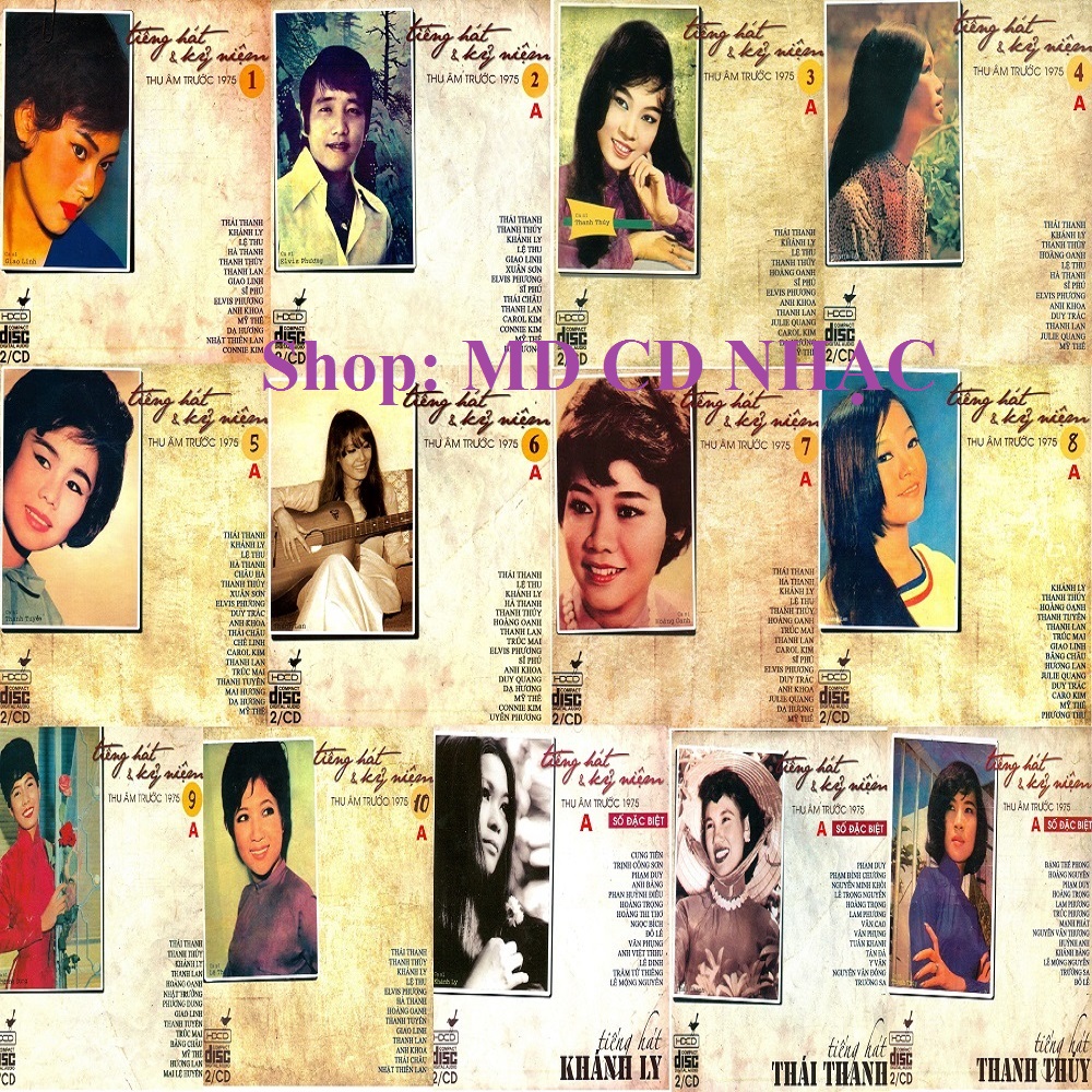 [MDCD] Đĩa Nhạc CD 1975 - Trọn Bộ Tiếng Hát Và Kỷ Niệm 26 CD