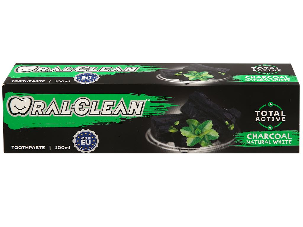 Kem đánh răng Oral-Clean Charcoal Natural White 100ml