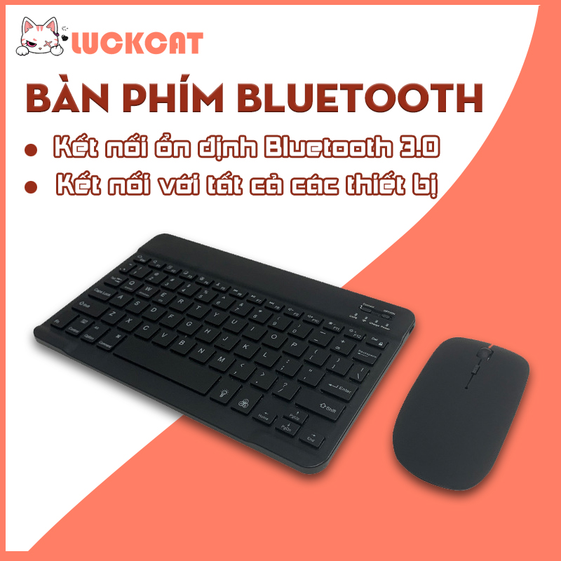 Bàn Phím Bluetooth3.0 Mini Không Dây Kèm