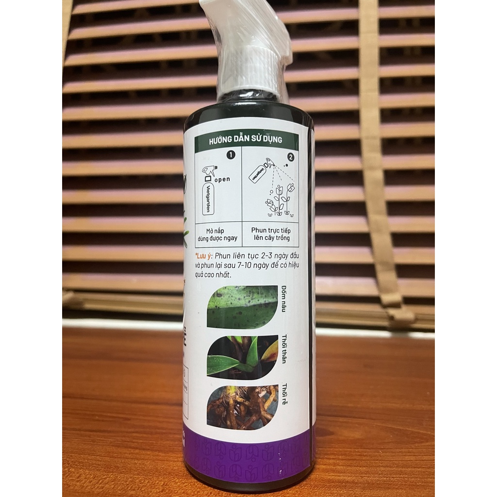 Thuốc trừ bệnh sinh học cho hoa lan dạng xịt (500ml)