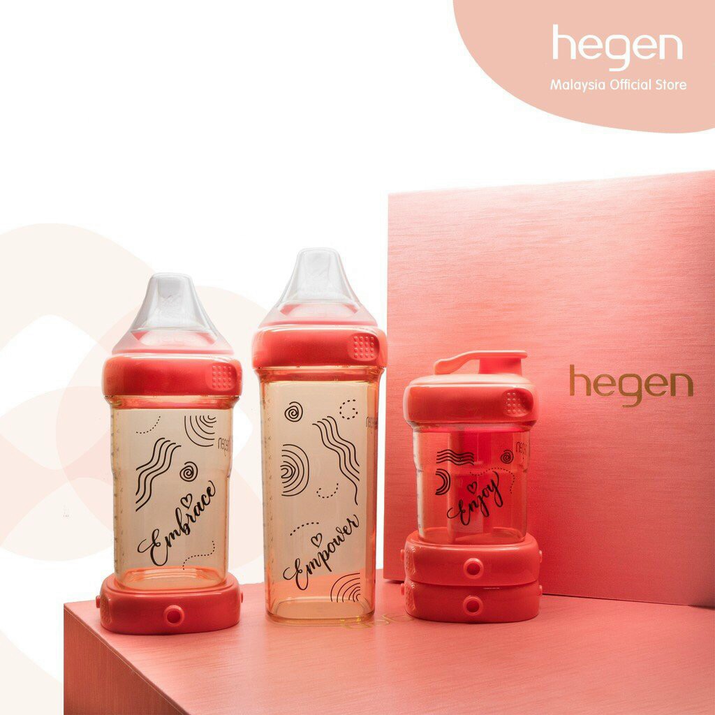 [Chính hãng] Bộ quà tặng Bình sữa Hegen Triple E Collection Hàn Quốc