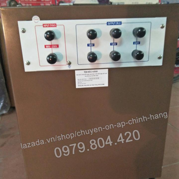 Ổn Áp Lioa 20KVA 1 Pha Dải 90-250V, DRI-20000 Bảo Hành 4 Năm