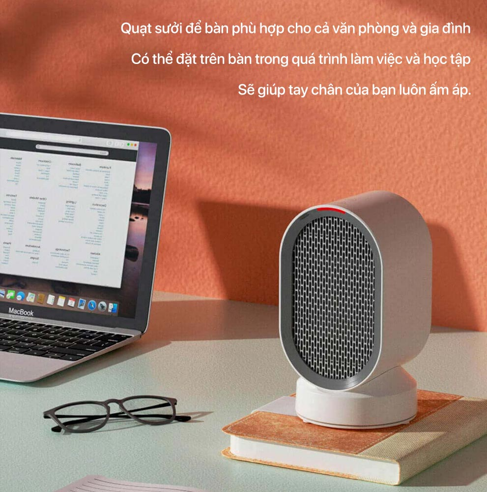 Quạt sưởi gốm mini DOUHE DH-QN04