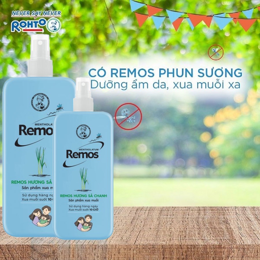 XỊT CHỐNG MUỖI, CÔN TRÙNG ĐỐT- REMOS 60ml