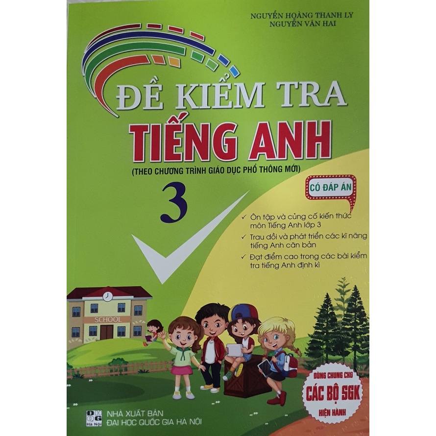Đề kiểm tra tiếng anh lớp 3
