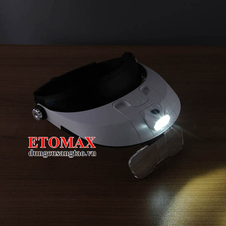 Kính lúp đeo đầu có đèn led chiếu sáng V4 (MG81001-G)