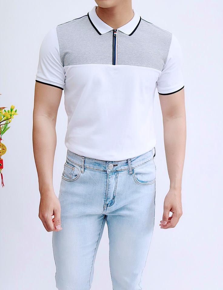 [HCM]áo thun nam sọc ngang ngực siêu hot