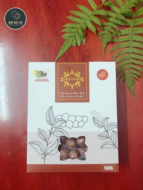 HẠT MACCA SẤY ĐĂK LĂK DAMACA NGUYÊN PHƯƠNG (HỘP 500GR SANG TRỌNG)