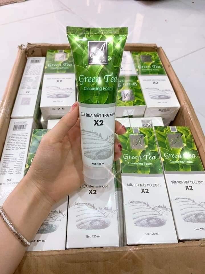 Sữa rửa mặt Trà xanh x2 acosmetics phương anh