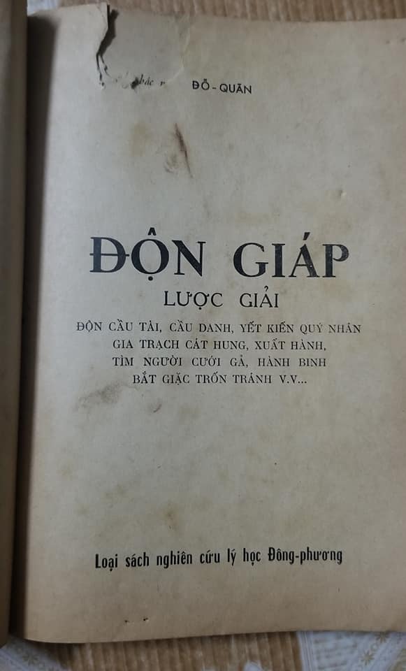 Sách Độn Giáp Lược Giải