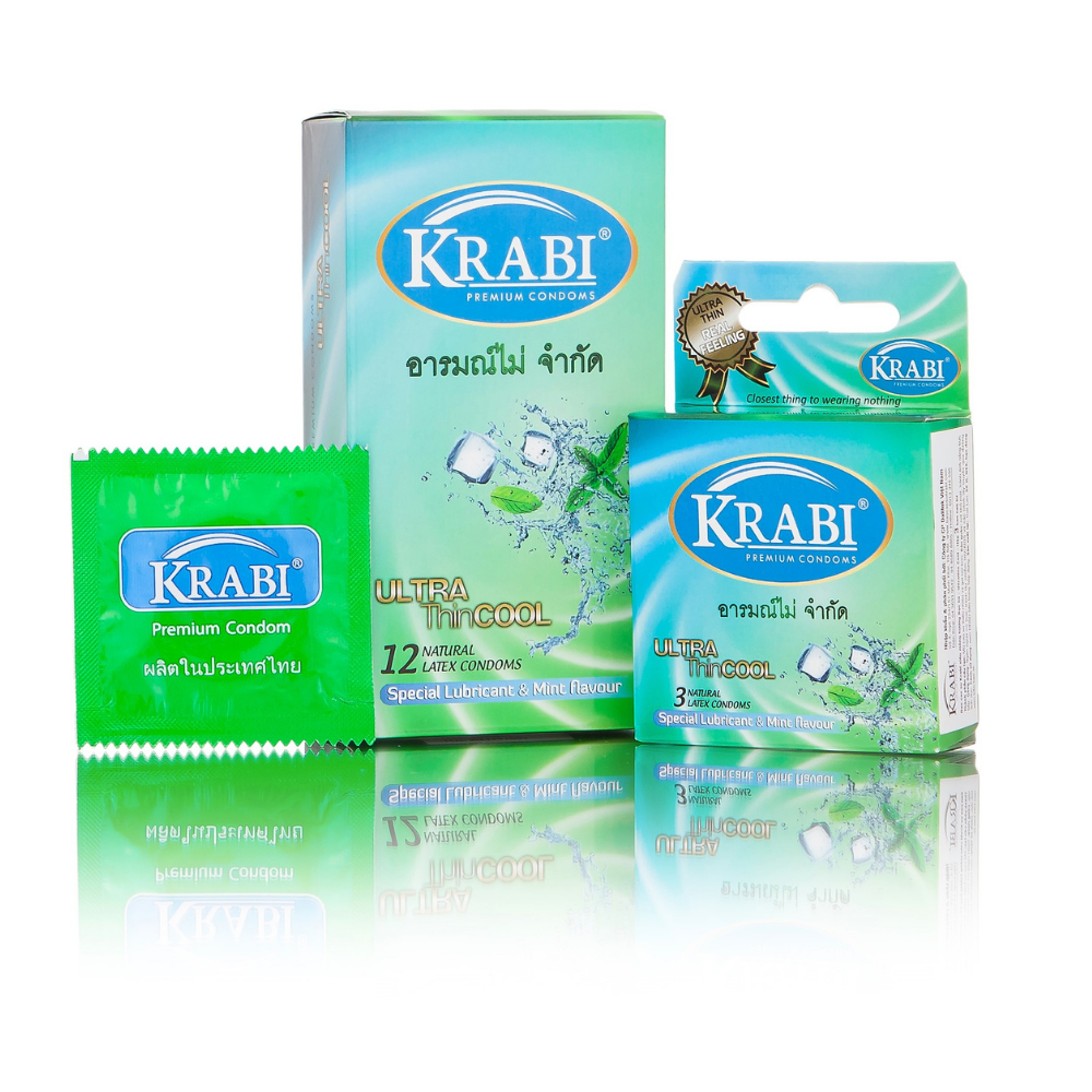 Bao Cao Su Krabi Siêu Mỏng Hương Bạc Hà