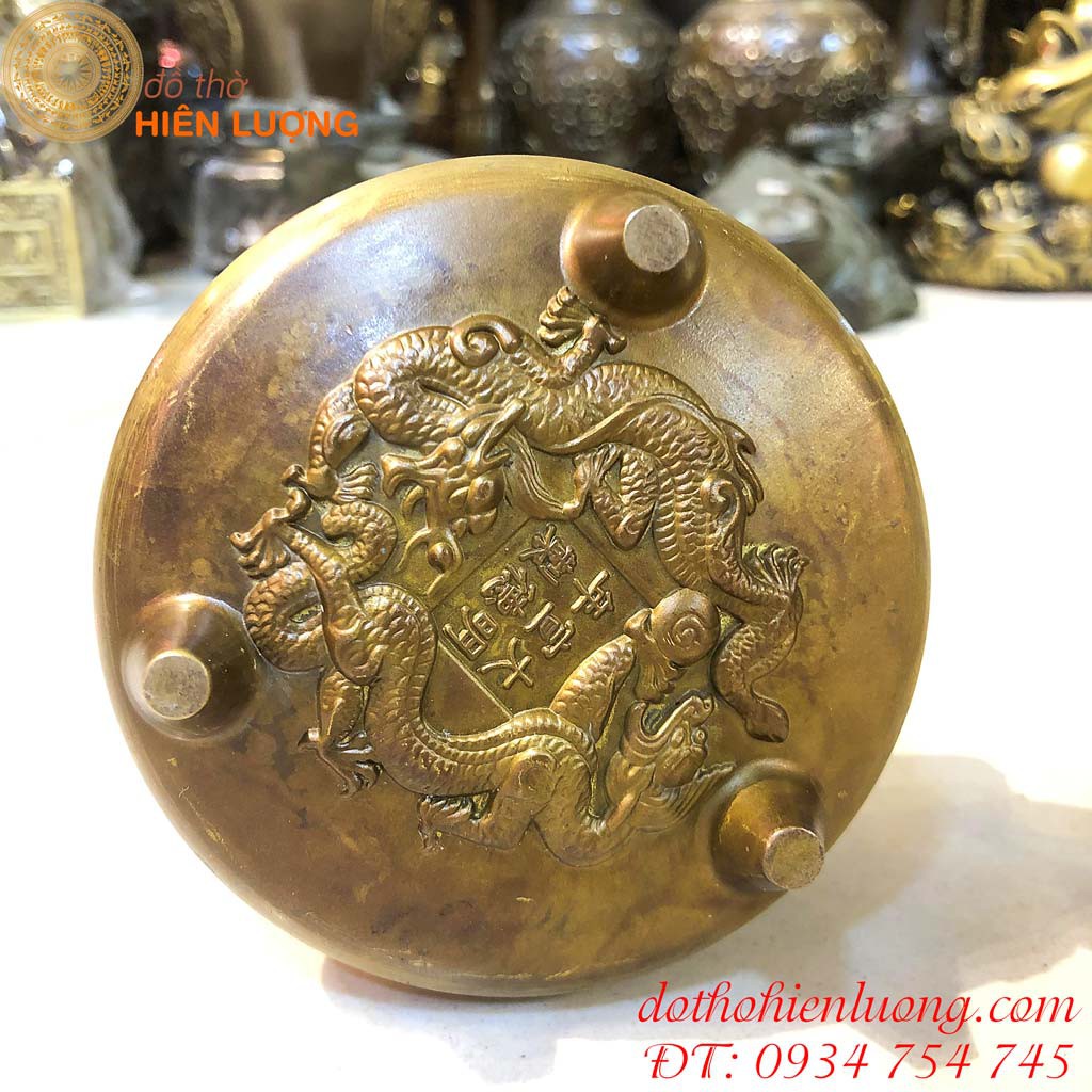 Lư Xông Trầm Bằng Đồng 100%