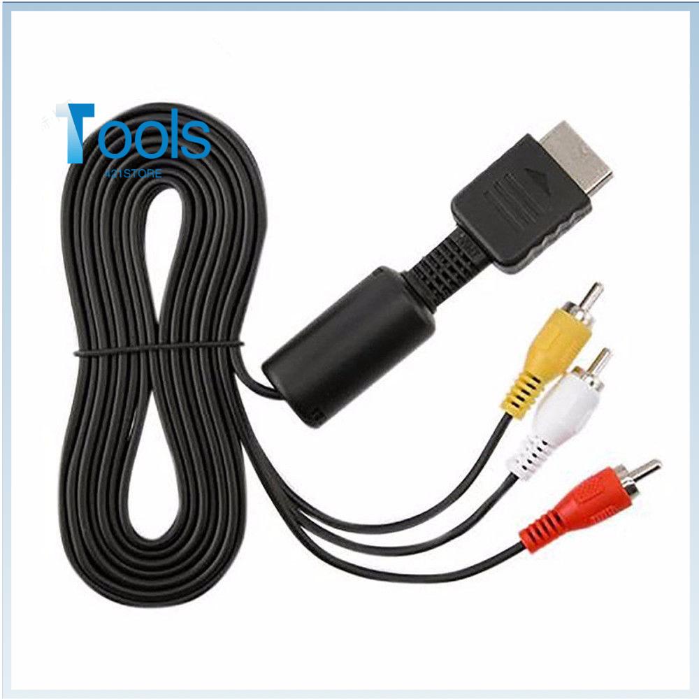 1PC 1.8m 3 Cáp video/âm thanh RCA Màu đen Bộ chuyển đổi đa đầu ra TV AVwire