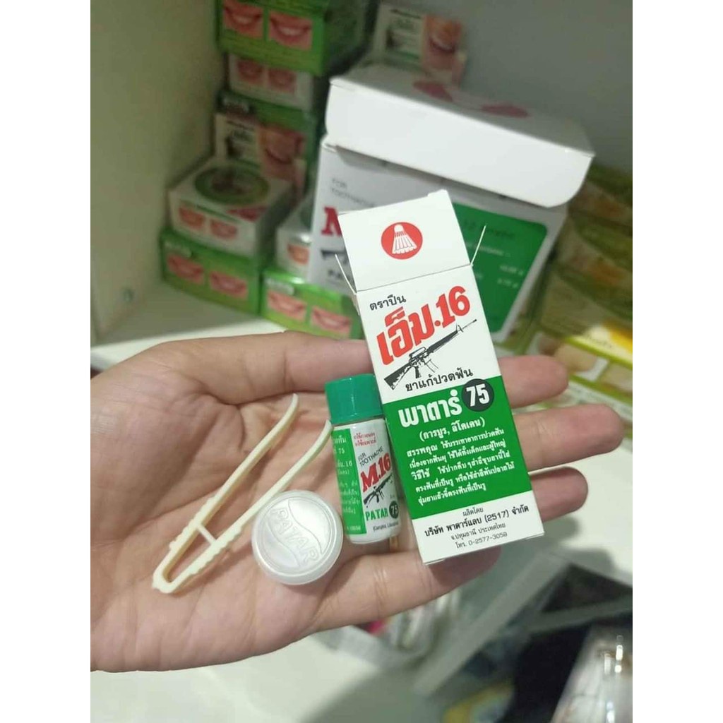 Dầu giảm nhức răng Patar 75 Thái Lan 3ml