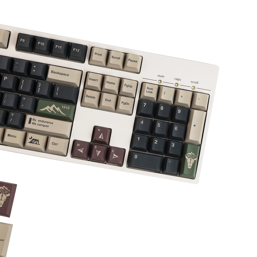 Keycap GMK WILD Clone 140 nút bàn phím cơ Thick PBT Cherry Profile