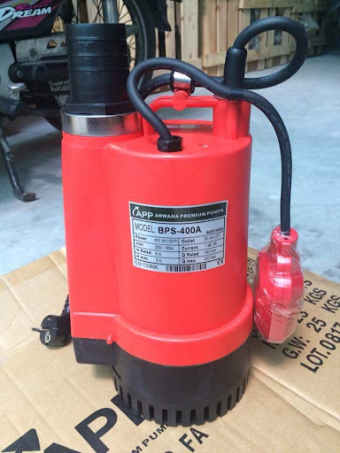 Máy bơm nước chìm APP BPS 400A ( Có phao ) và 400 (Không phao) bơm nước thải, hút nước