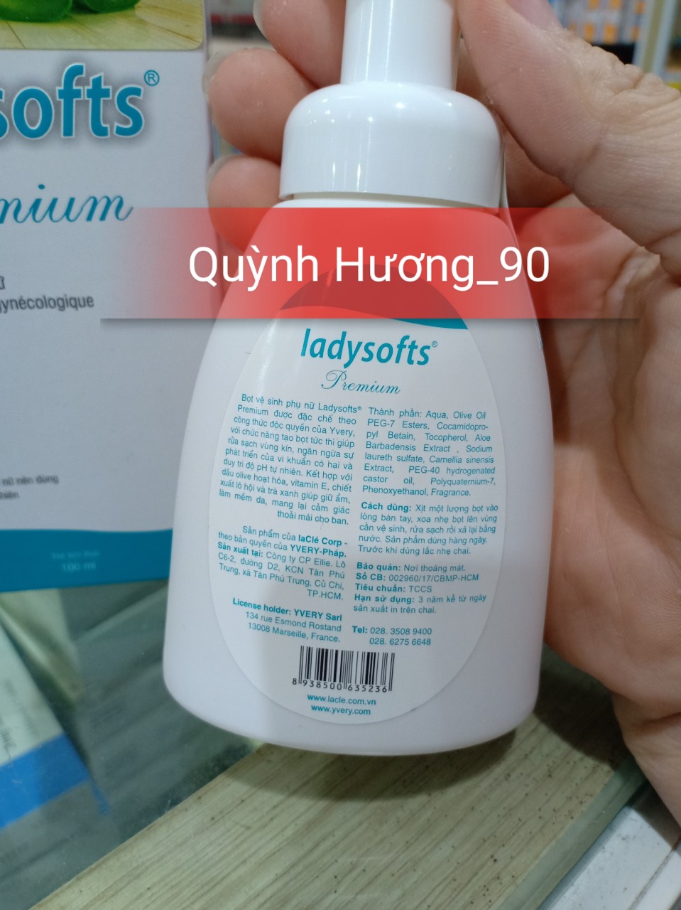 Bọt vệ sinh cao cấp LADYSOFTS Premium 100ml