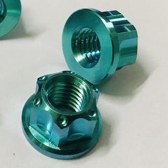 5 Ốc Tán TiTan GR5 8Li Xanh Lục Bảo (100%Titan)