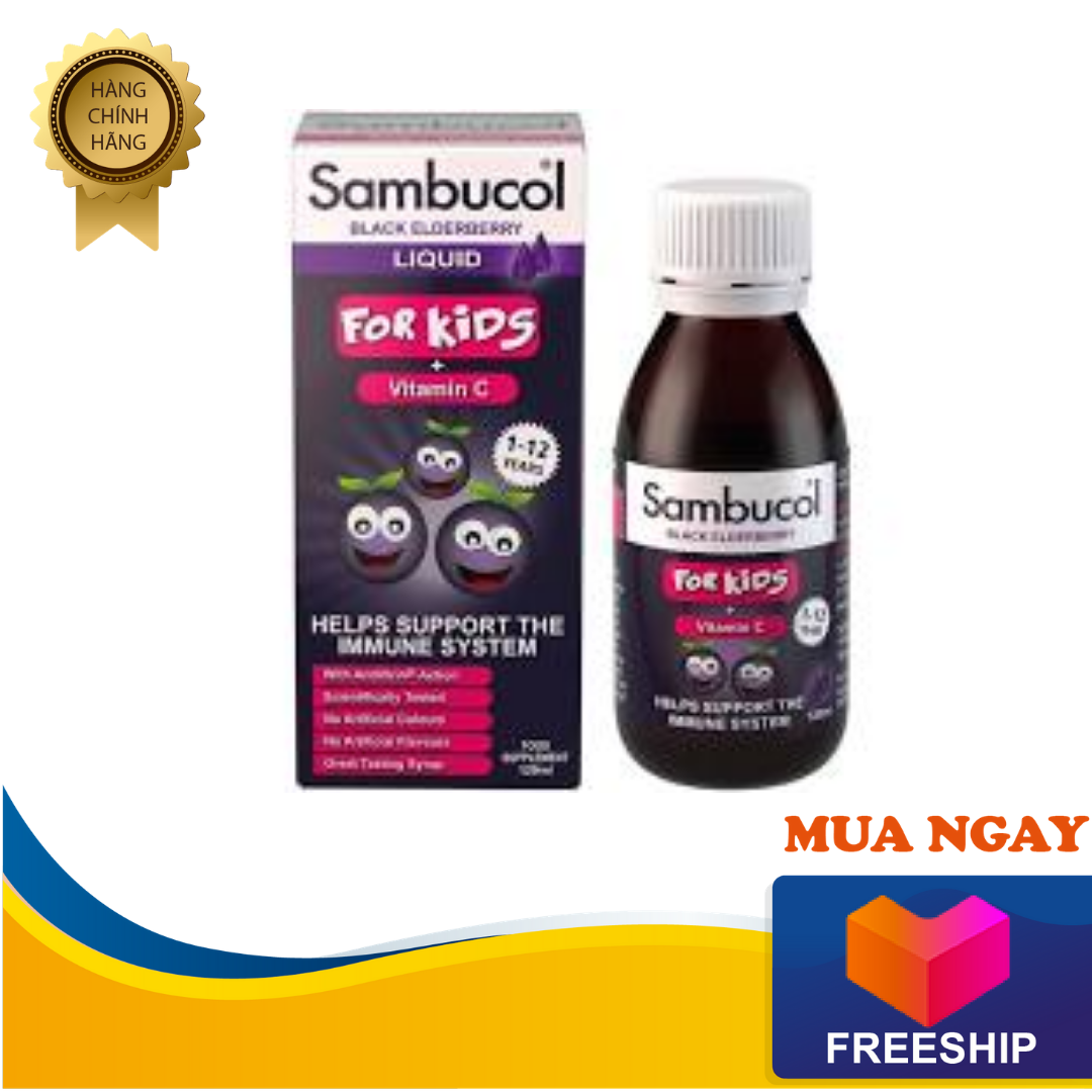 Siro tăng cường sức đề kháng Sambucol (từ 1 tuổi)