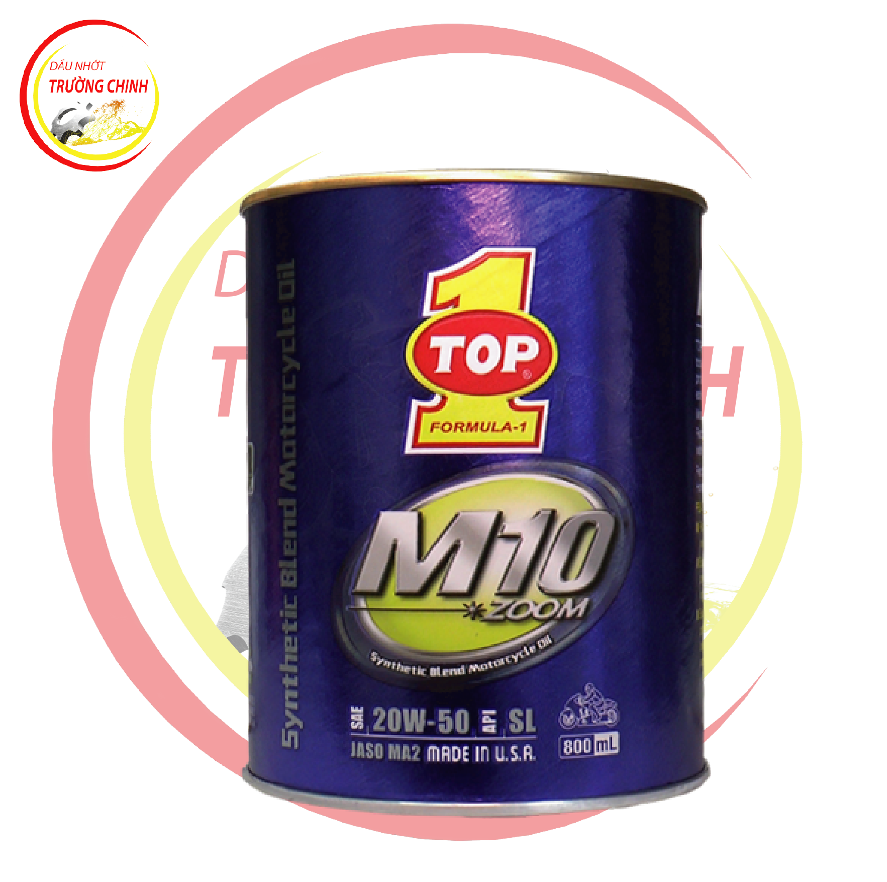 Nhớt Top 1 M10 Zoom 20W50  dành cho xe số