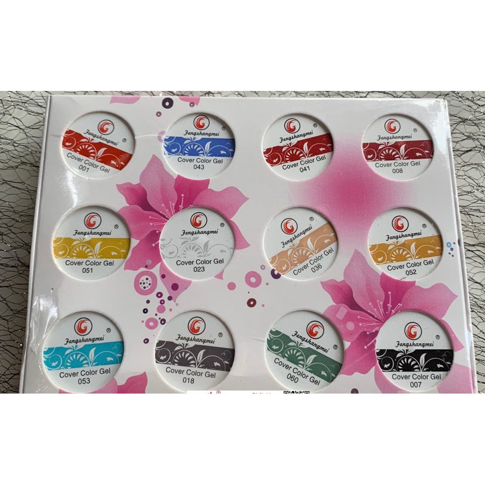 Set gel vẽ nổi 12 màu MOON NAIL
