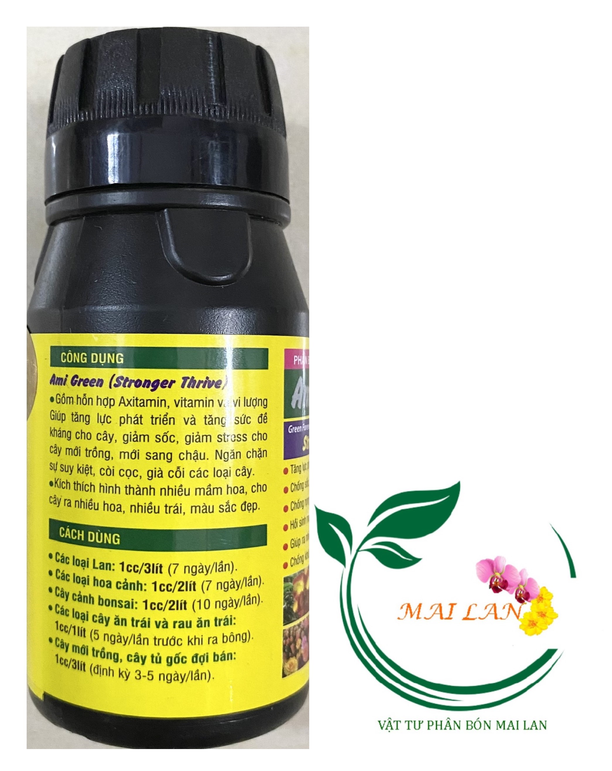 Ami Green Stronger Thrive - Phân Bón Sinh Học - #051A# 100ml
