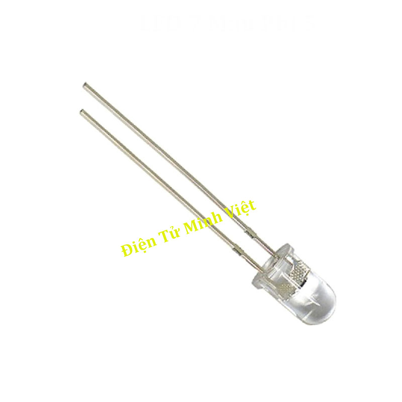 Combo 10 Đèn Led Phát Sáng 7 Màu Siêu Sáng Phi 5mm 2 Chân
