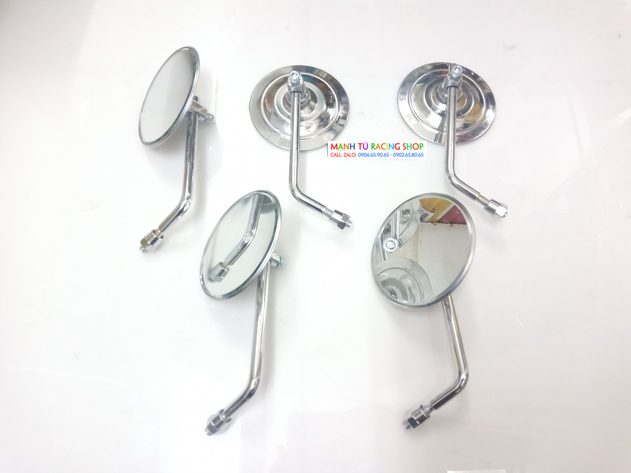 kiếng chiếu hậu xe máy tròn lớn - PhuTungVip