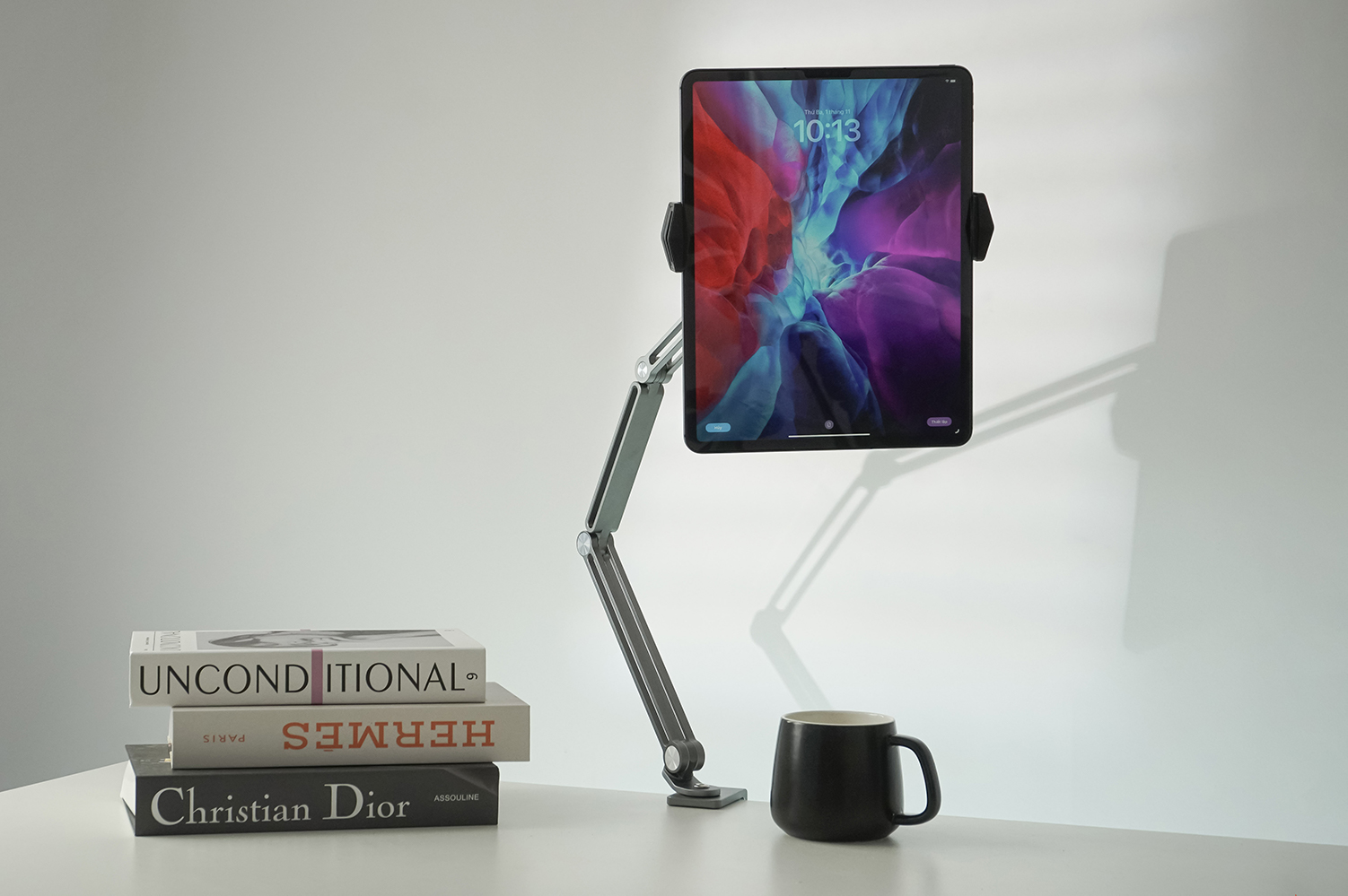 Giá đỡ Ipad/Máy tính bảng kẹp bàn HyperWork KP1
