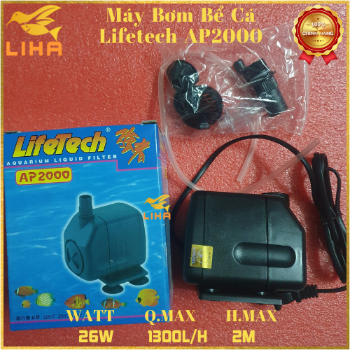 Máy bơm nước lifetech ap2000 - máy bơm lifetech ap2000 cho hồ cá
