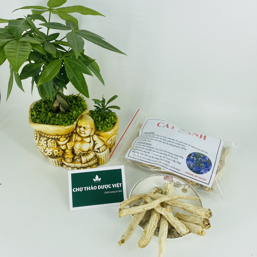 Cát cánh khô 1kg, hỗ trợ giảm ho, tiêu đờm, đau họng, khản tiếng, bổ phế