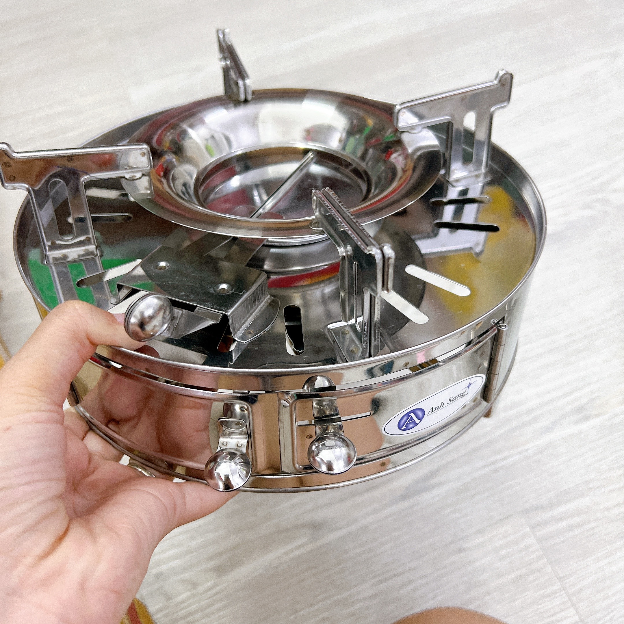 Bếp cồn tròn cao cấp Ánh Sáng