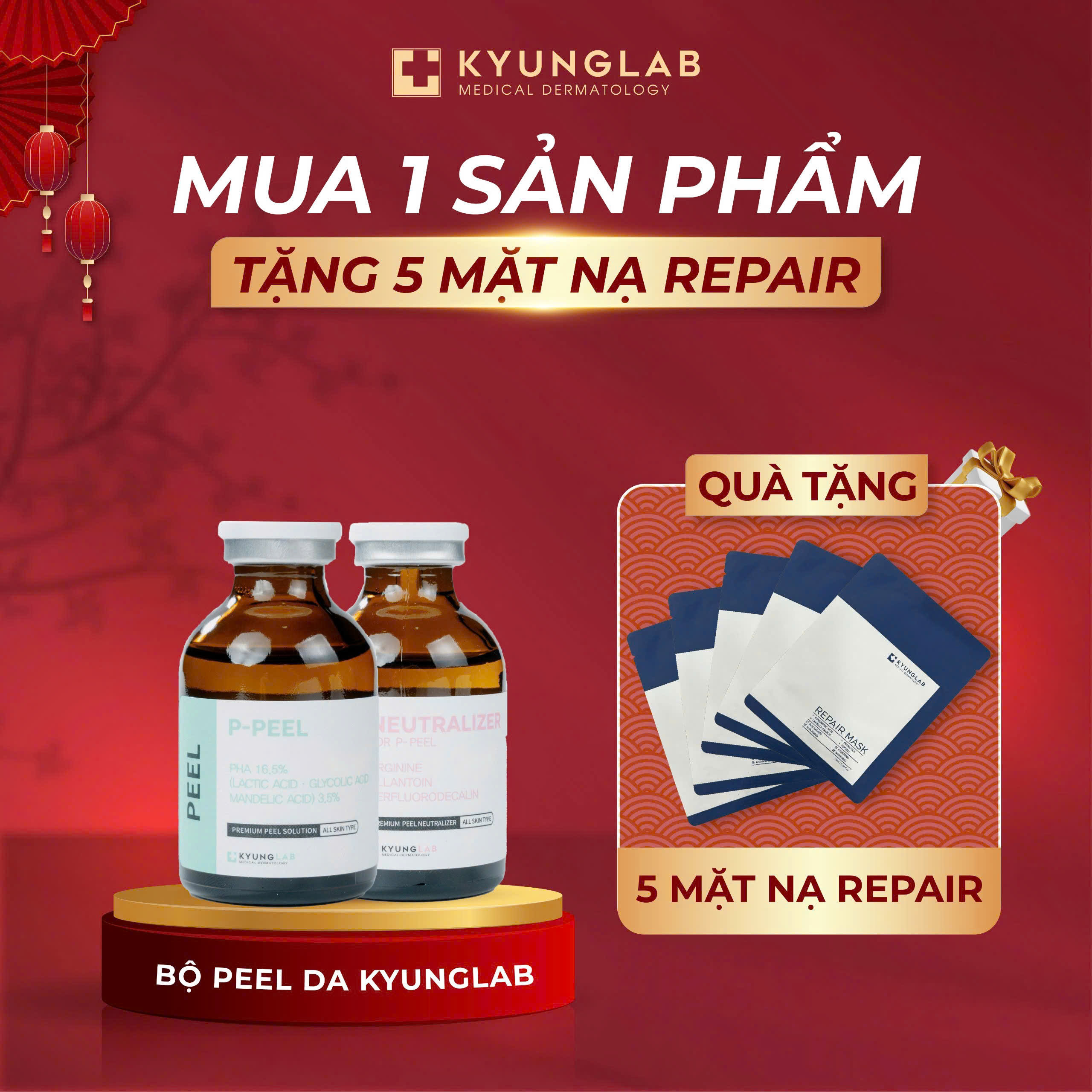 Peel da KyungLab P-Peel thay da sinh học 30ml