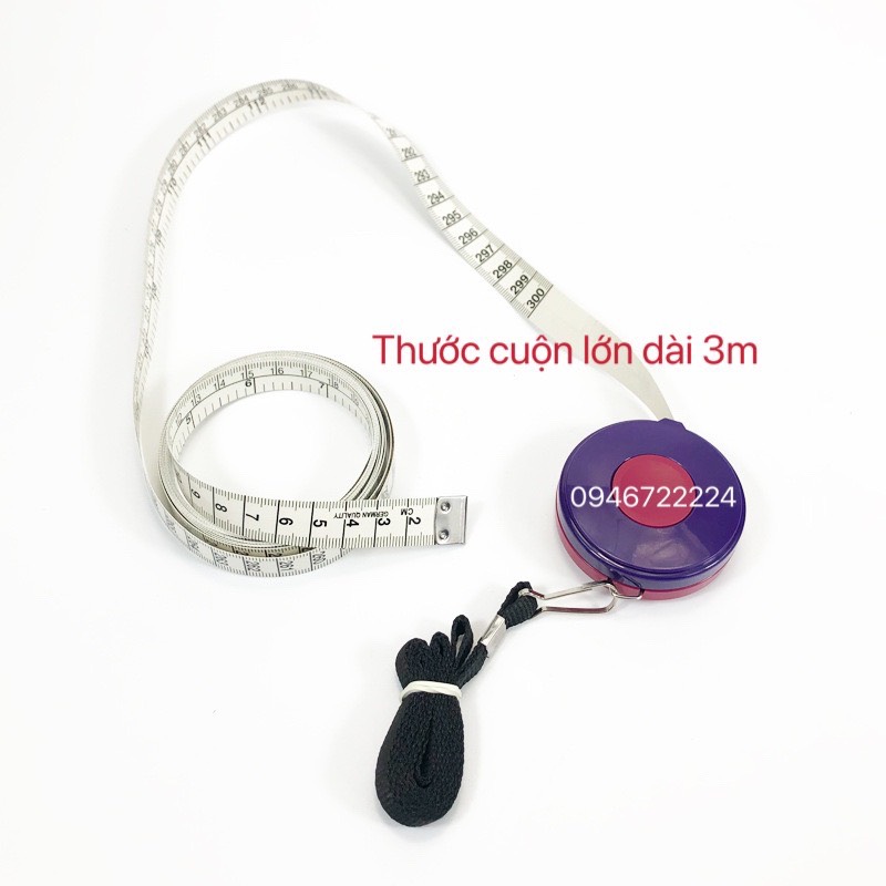 thước dây cuộn rút 3m của đức