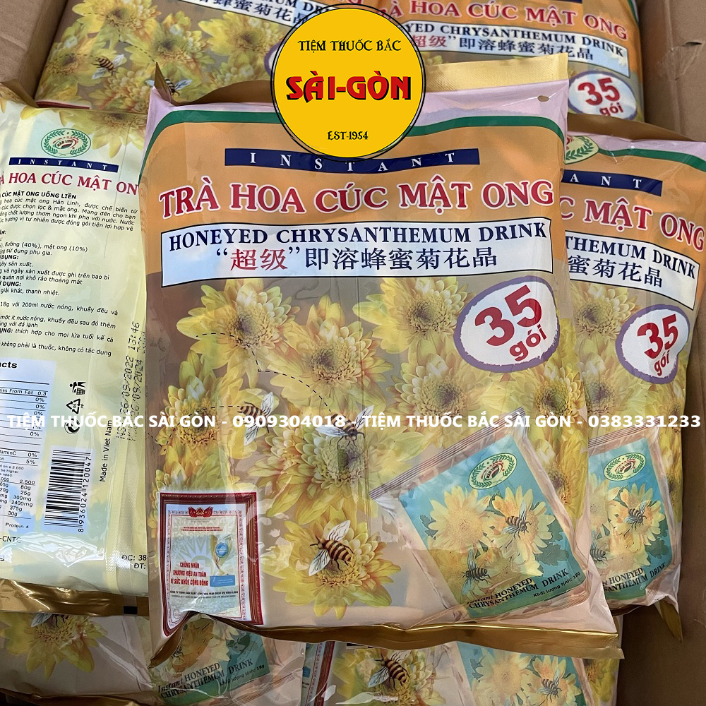 Trà cúc mật ong hòa tan hán linh bịch 35 gói