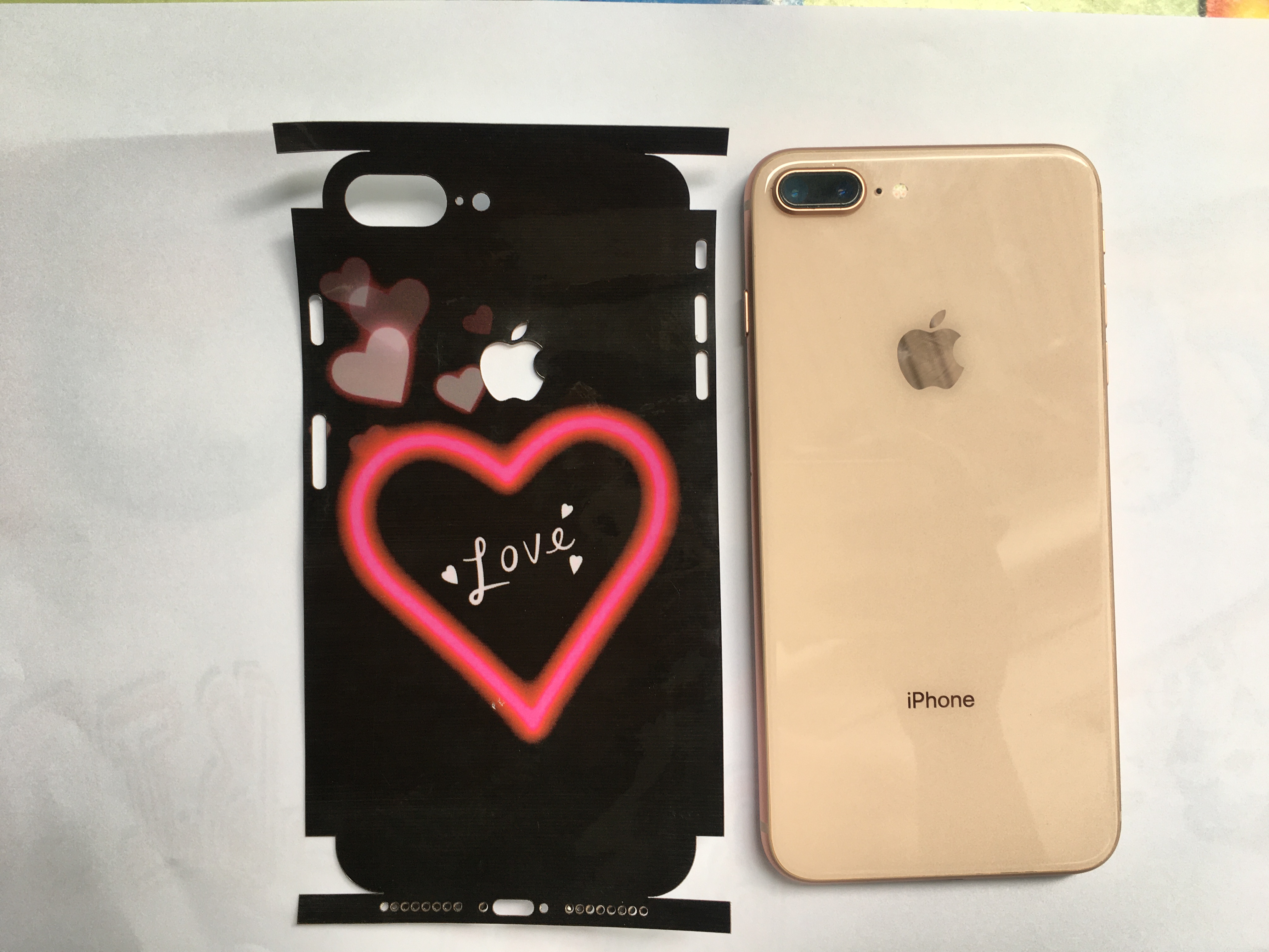 [HCM]miến Dán Skin ảnh 3D mặt lưng điện thoại Iphone 7 plus / 8 plus / 7 / 8