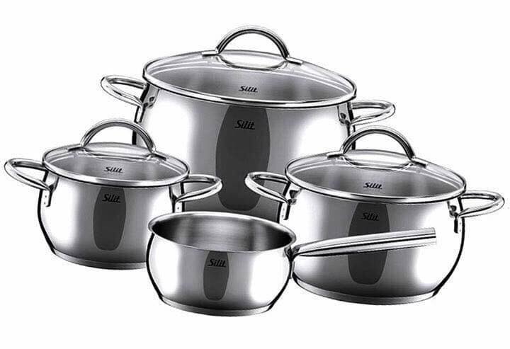 [Trả góp 0%] Bộ Nồi Silit Nobile 4 Món